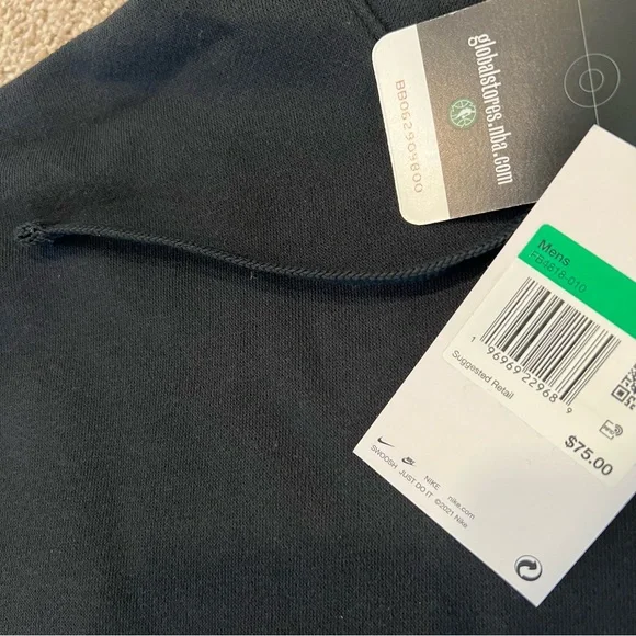 Mens Size XL Nike NBA City Edition Hoodie Golden State Warriors Black Sweatshirt - Picture 5 of 5